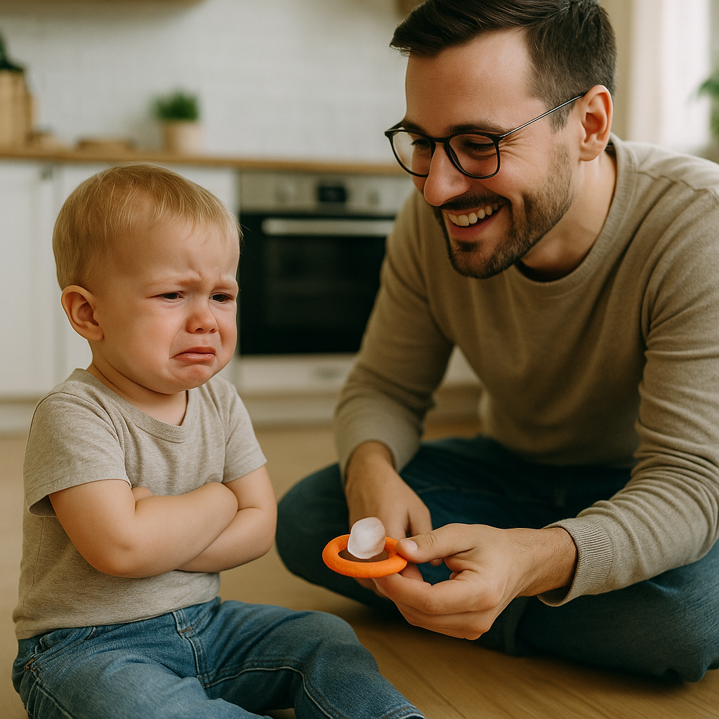 calming a crying toddler