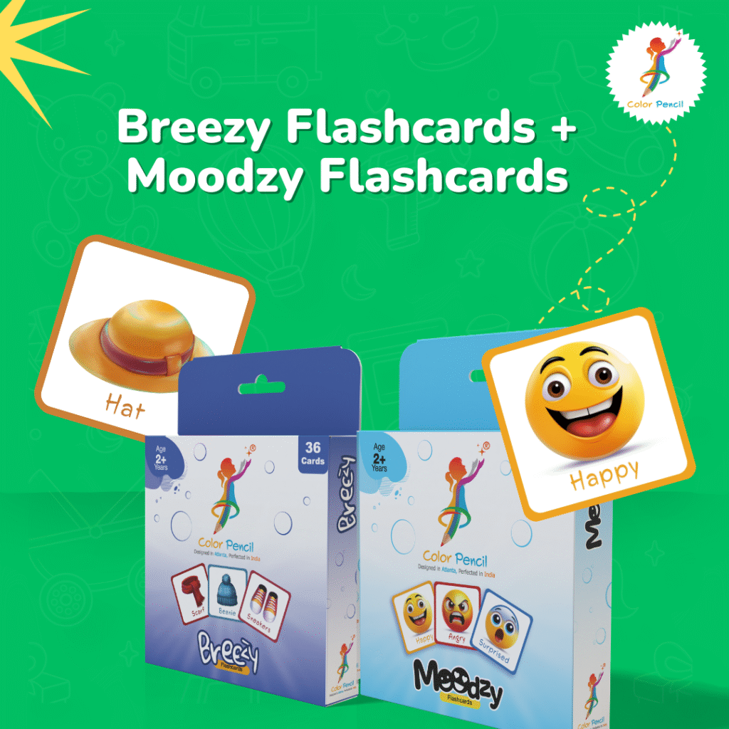 breezy flashcards + moodzy flashcards