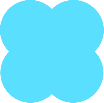 a blue and black circle