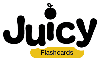 juicy flashcards